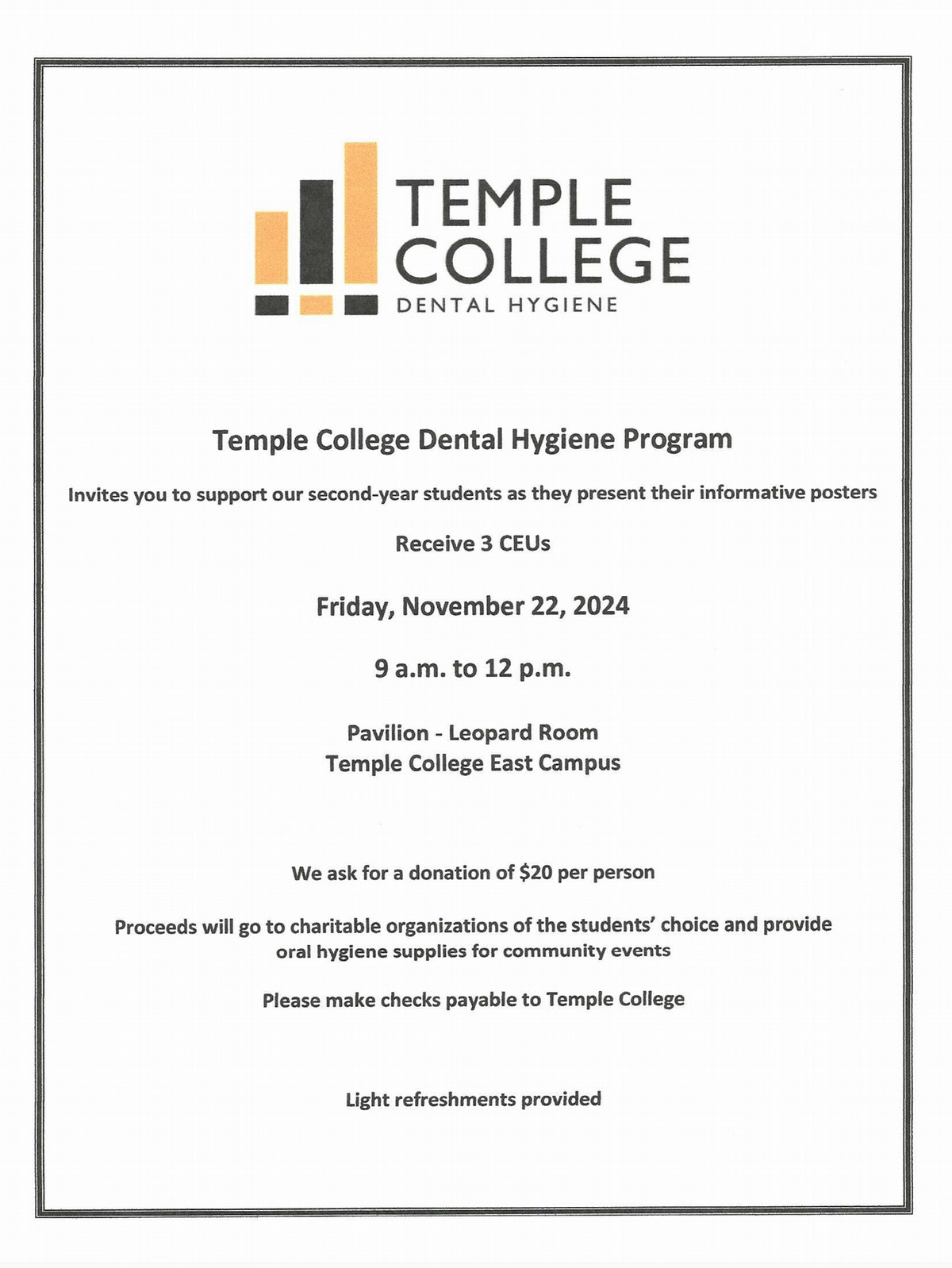 Temple College Dental Hygiene Program