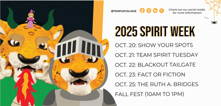 Spirit week flyer. Described in event body.