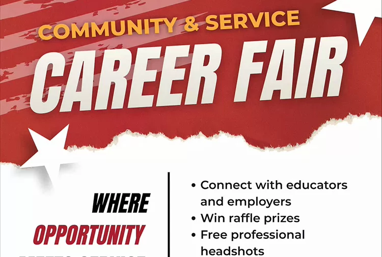 Community & Service Career Fair | Sept. 24th, 10 am - 2 pm | Temple College