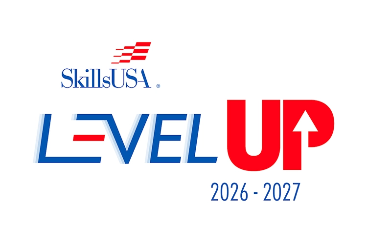SkillsUSA LevelUp logo for 2026-2027