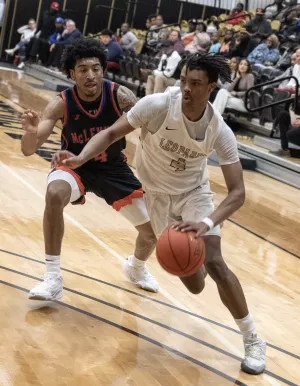 Basketball Player Focused