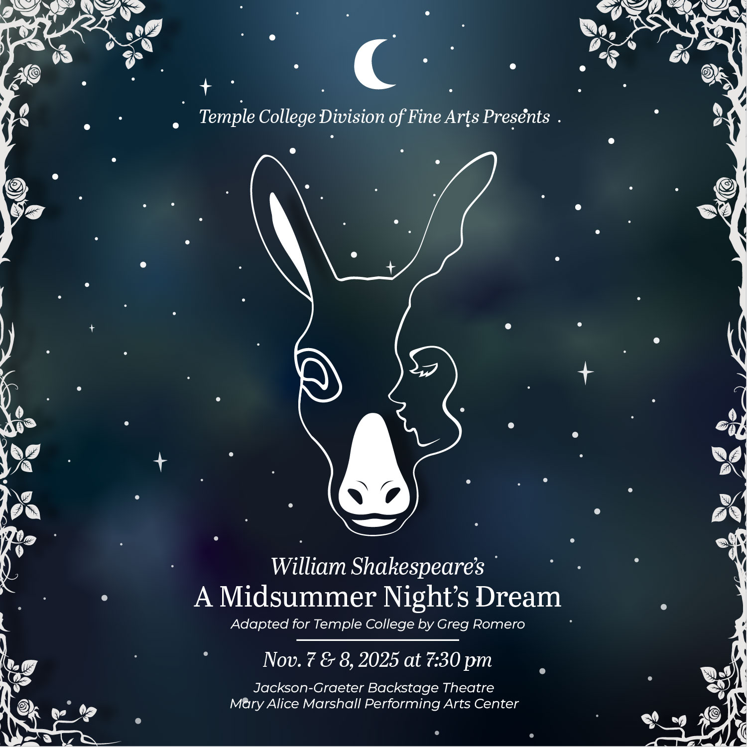 William Shakespeare's A Midsummer Night's Dream. Text is included in story.
