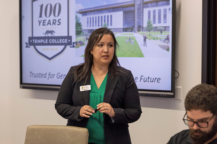 Dr. Ponce during March 2026 board meeting